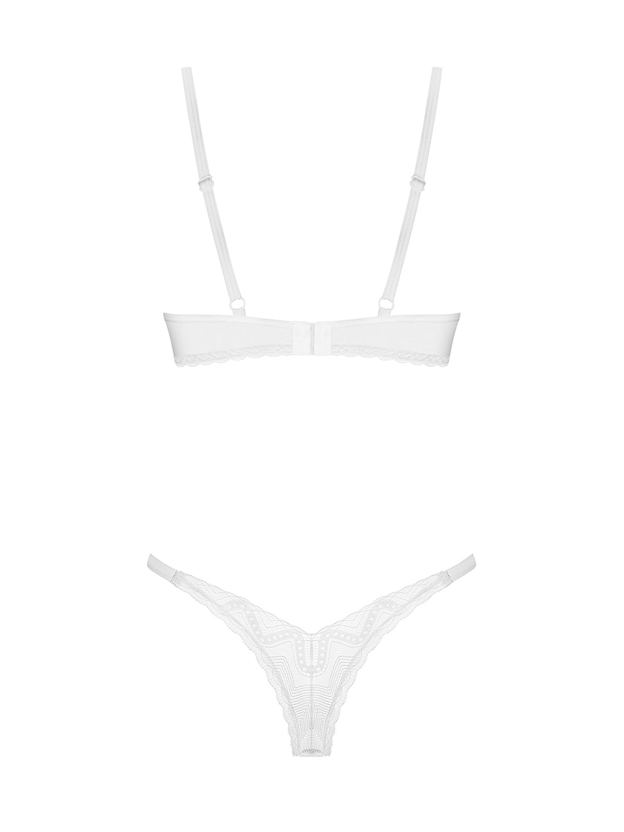 Alissium 2-Pcs Lingerie Set - White