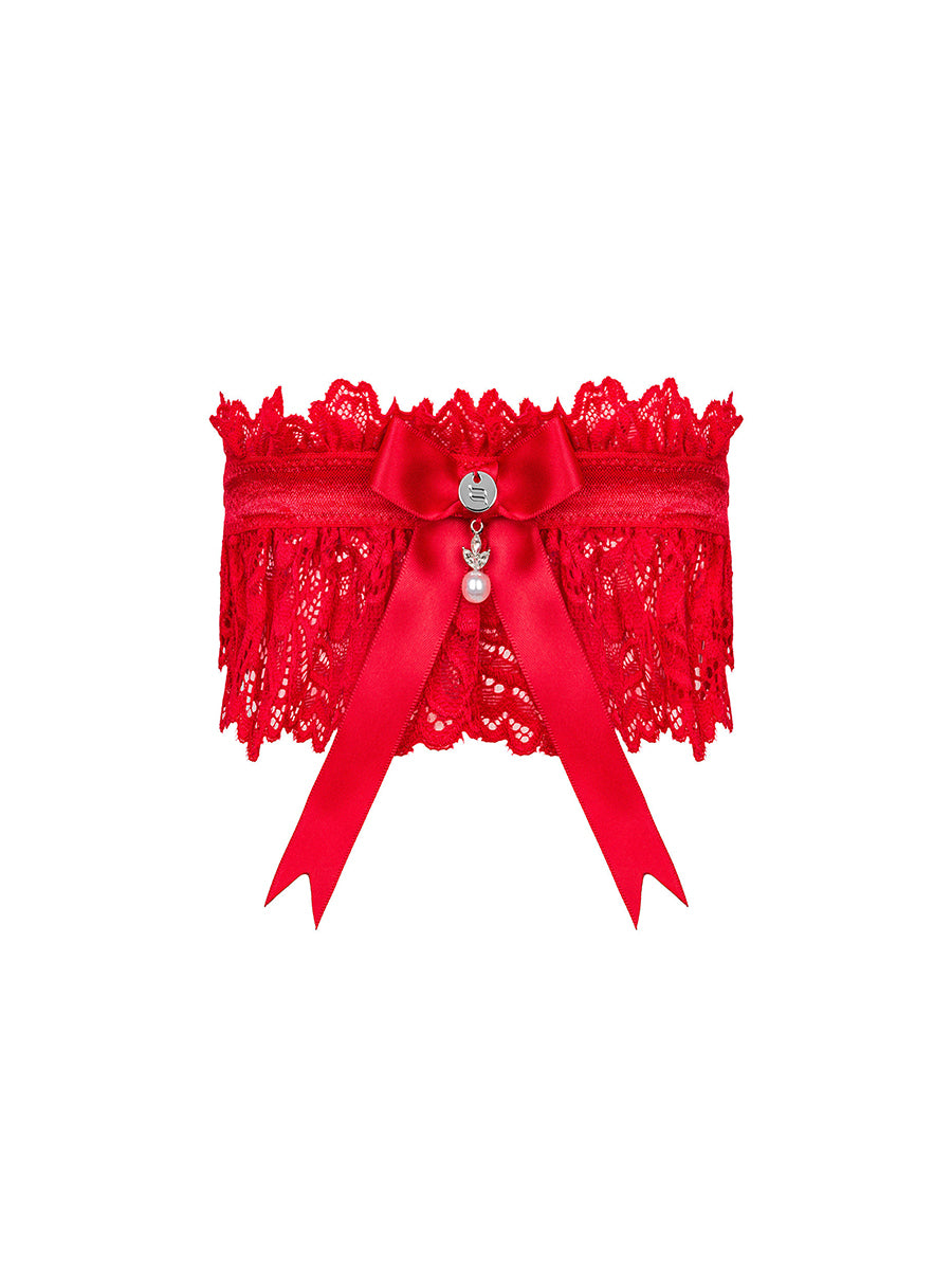 Amor Cherris Garter Red
