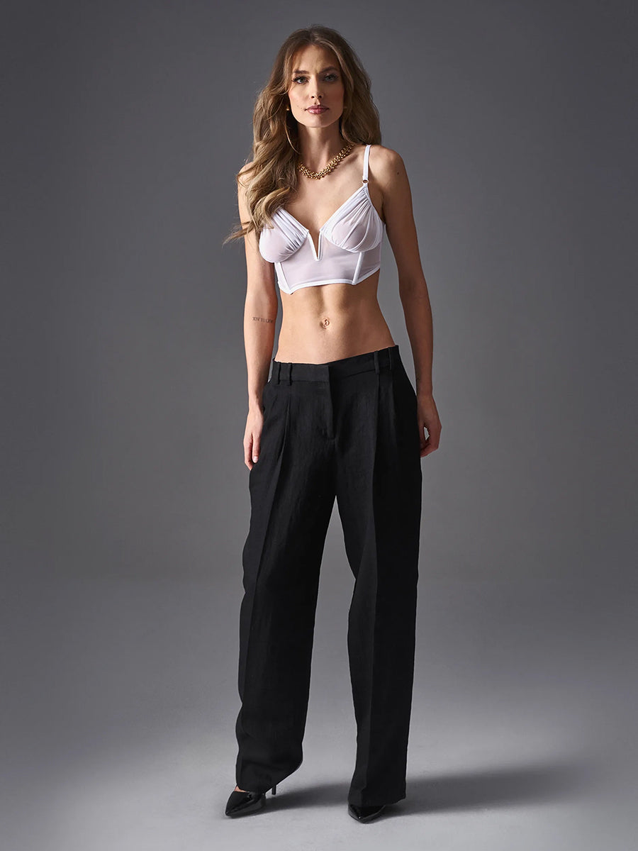 Aurorium White Top with Boning