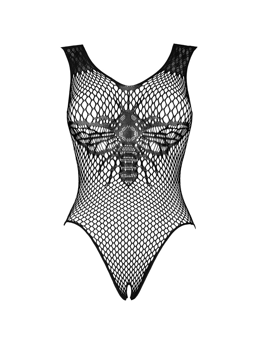 B134 Teddy with An Open Crotch