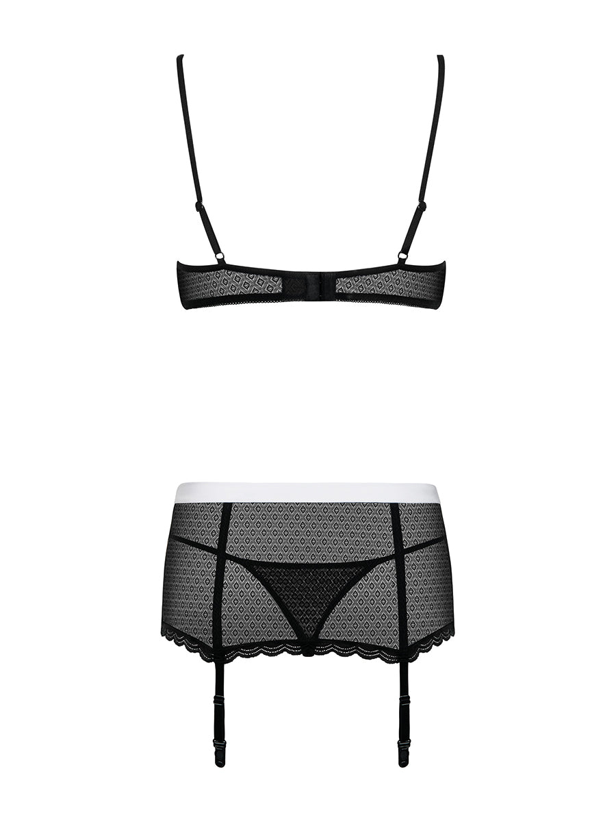 Maidme Costume 5 Pcs Set - Black