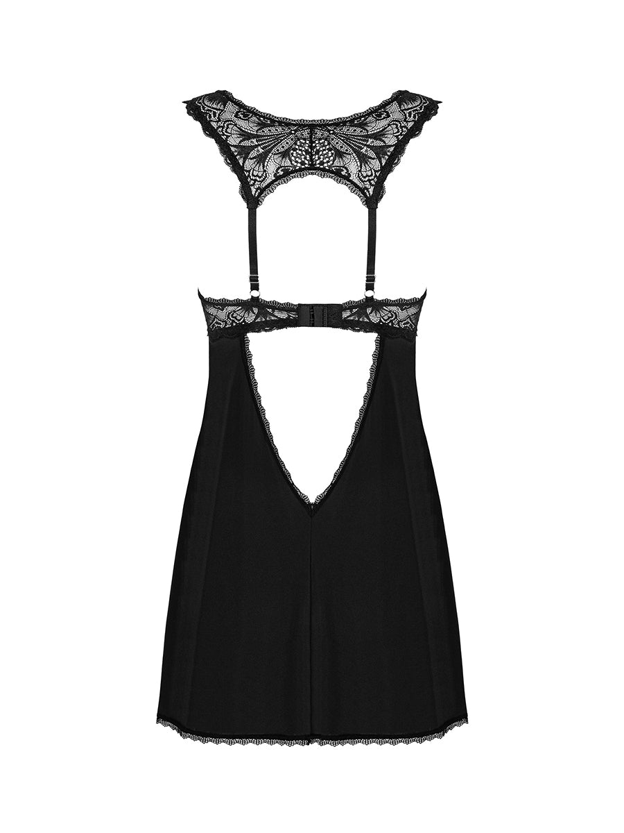 Donna Dream Babydoll & Thong - Black