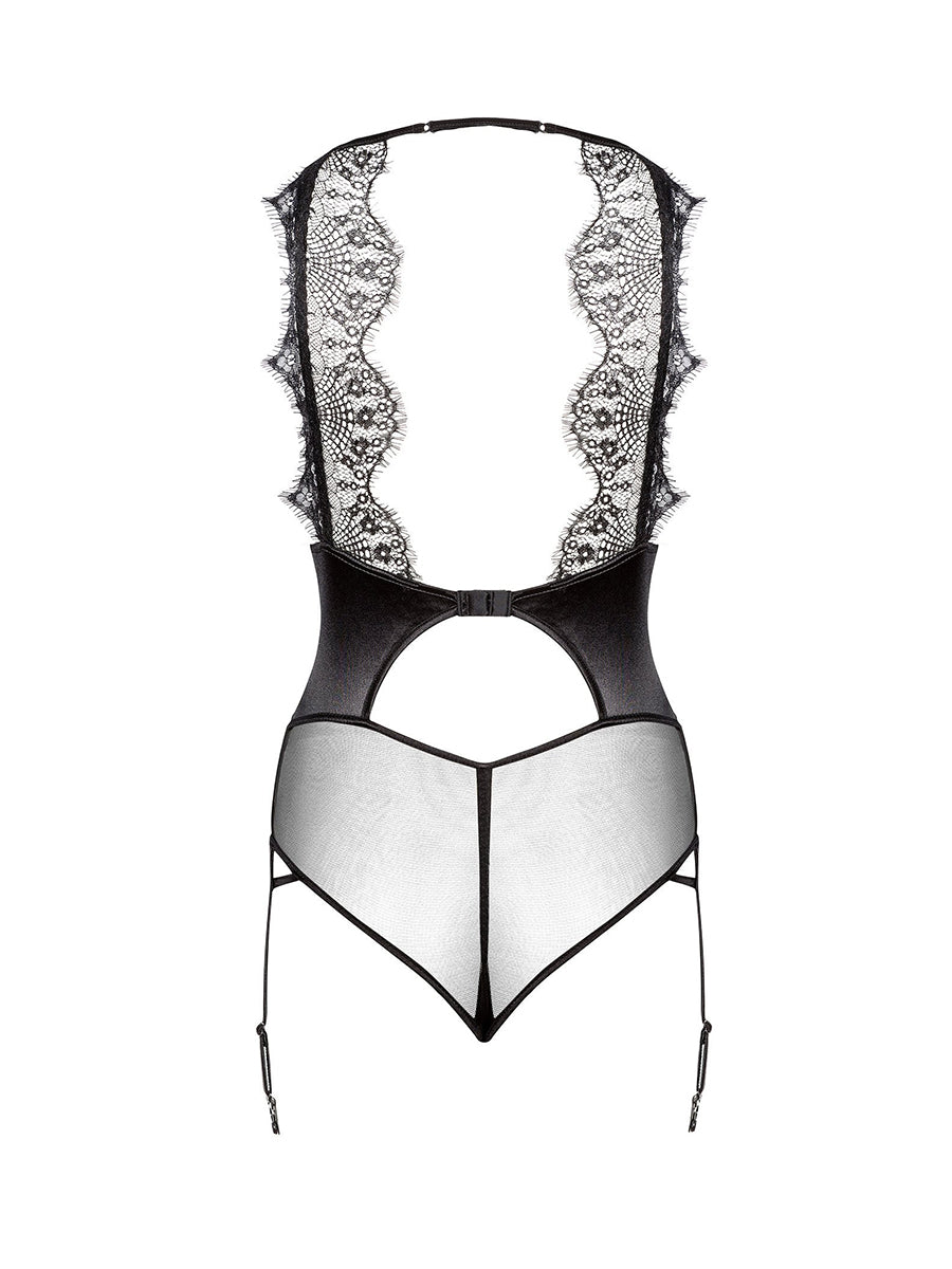 Laurienne Black Lace Bodysuit