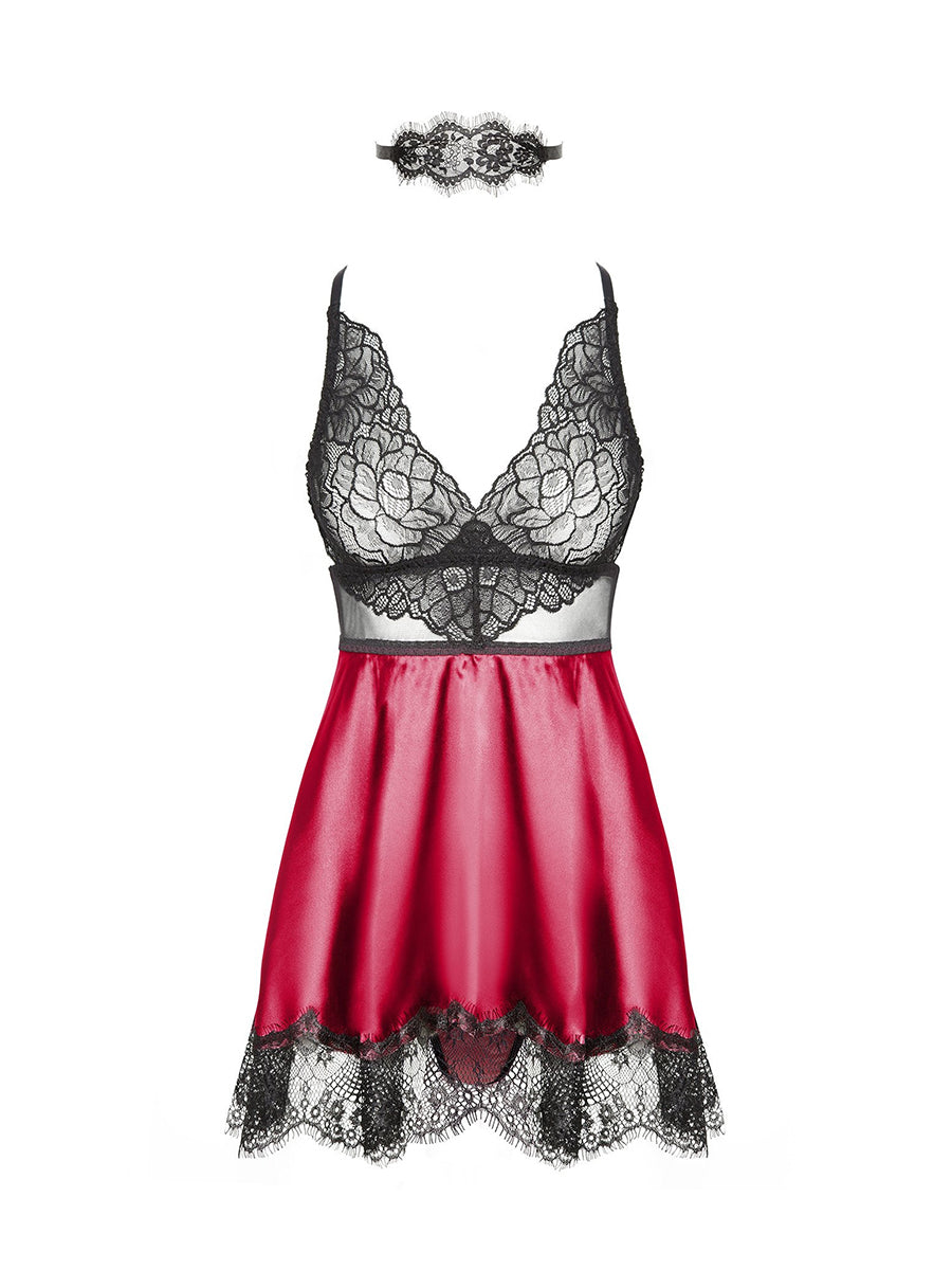 Eve Sensual Chemise with Mask