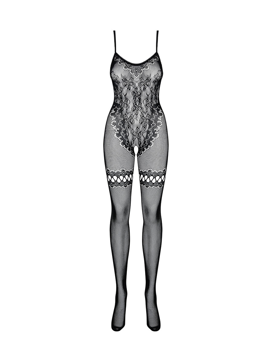 F213 Seductive Bodystocking - Black