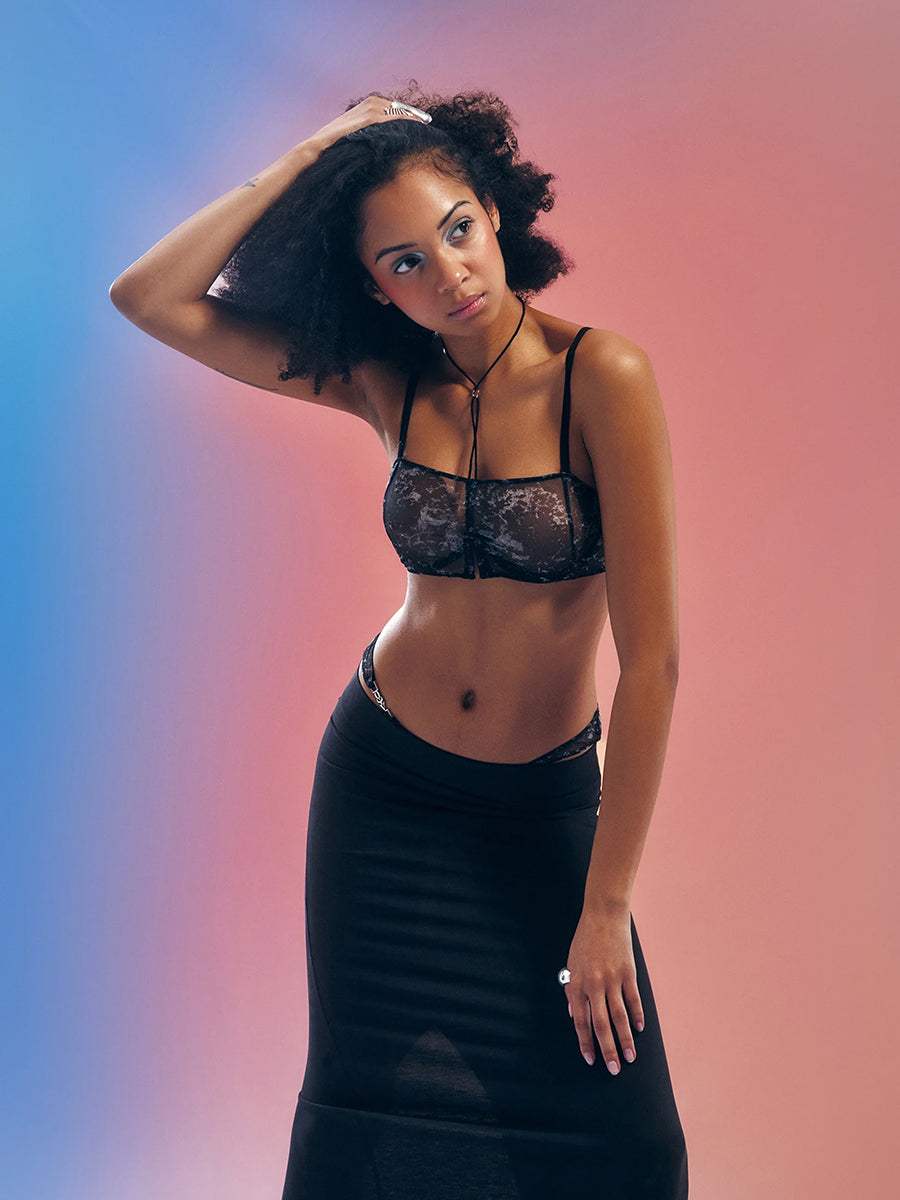 Corrosis Neck-Tie Bra