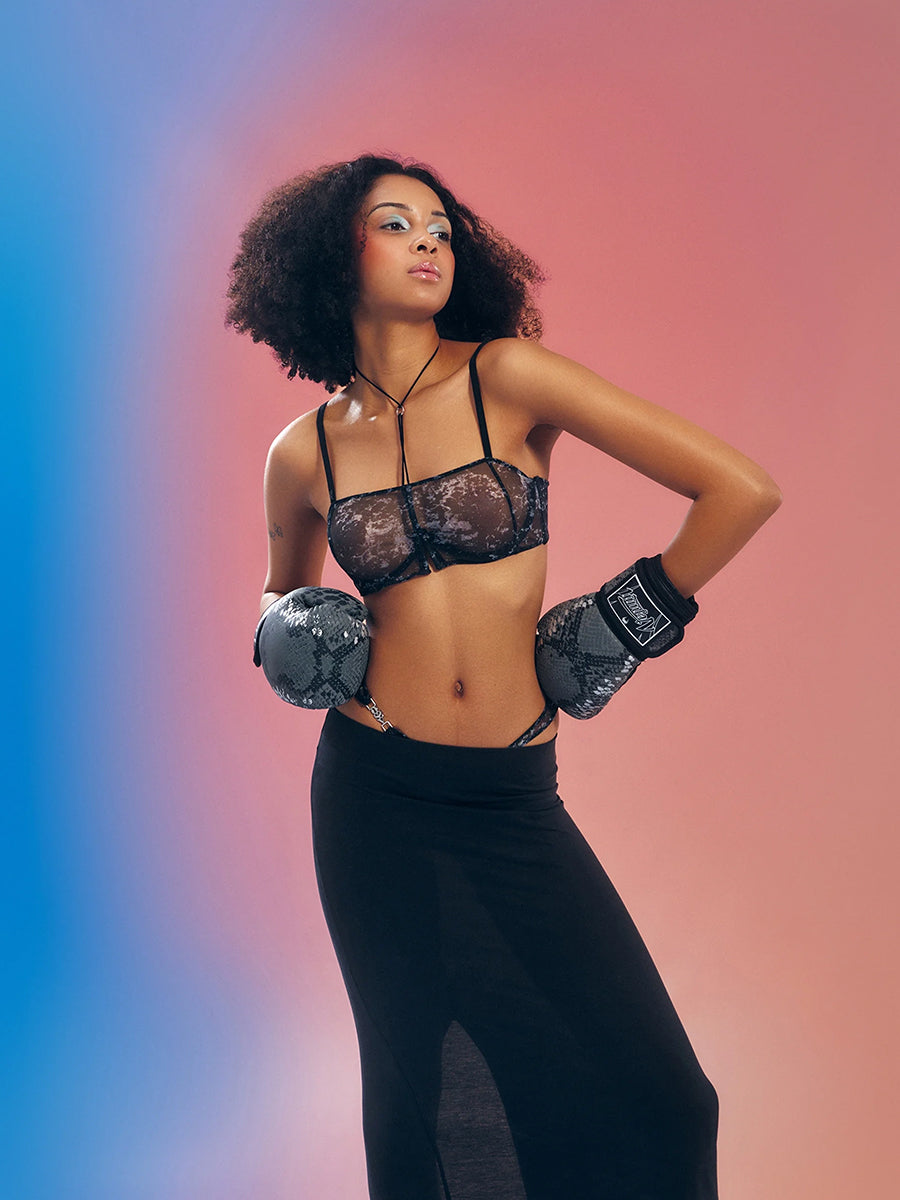 Corrosis Neck-Tie Bra