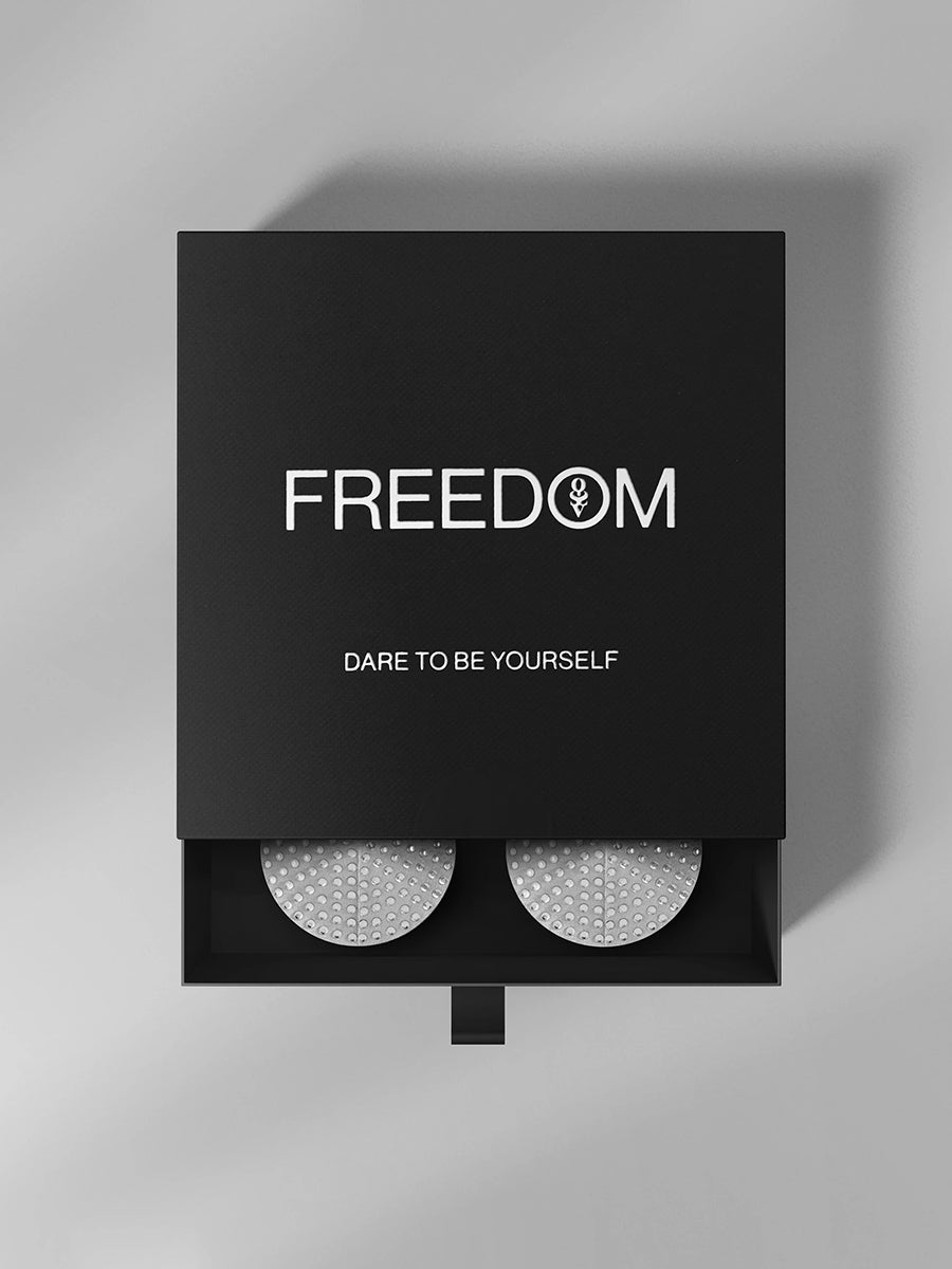 Silver Nipple Covers with Crystals