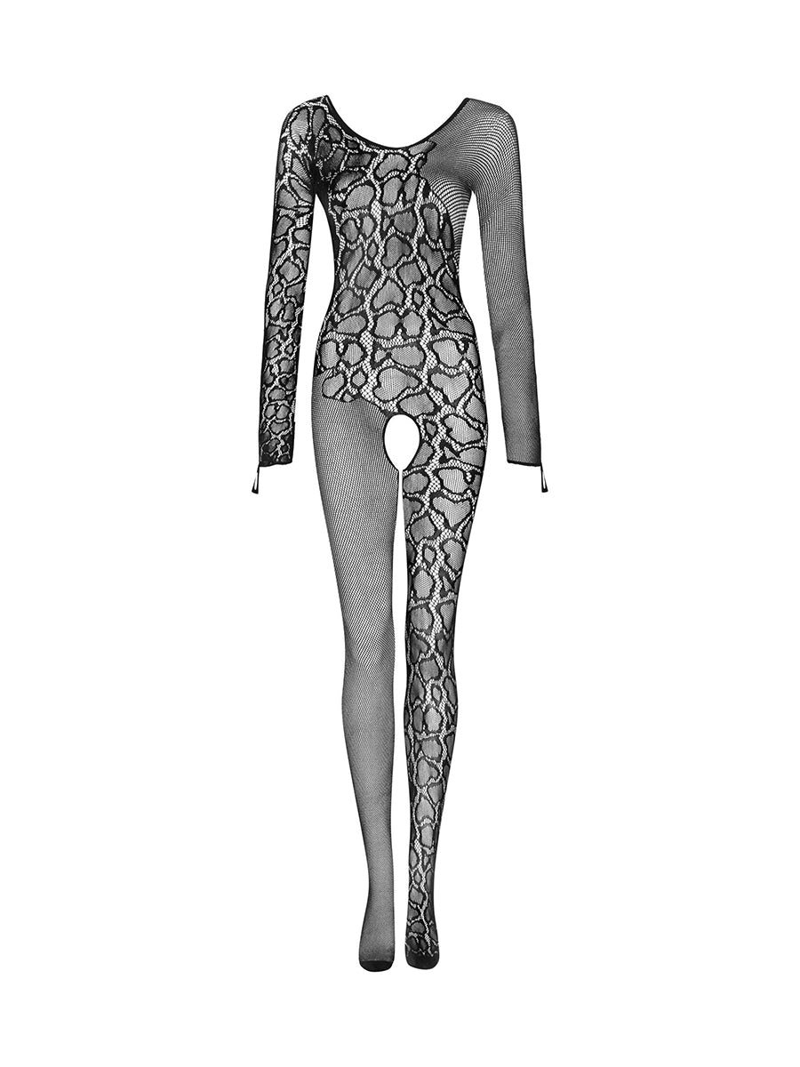 G326 Bodystocking with Long Sleeve