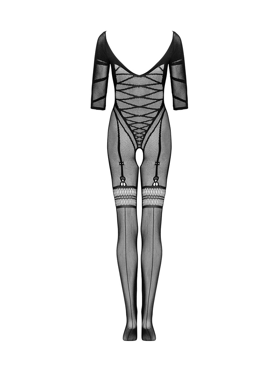 G329 Bodystocking - Black