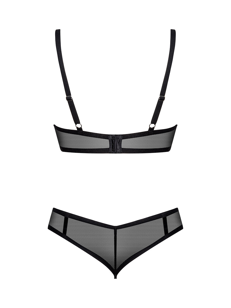 Glandez See-through Lingerie Set Bra & Thong