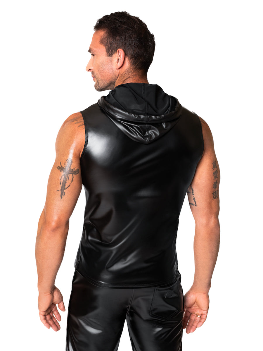 Frenzy Power Wetlook Sleeveless Hoodie