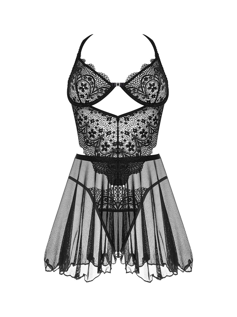 Dark Mirage Luxury Night Chemise