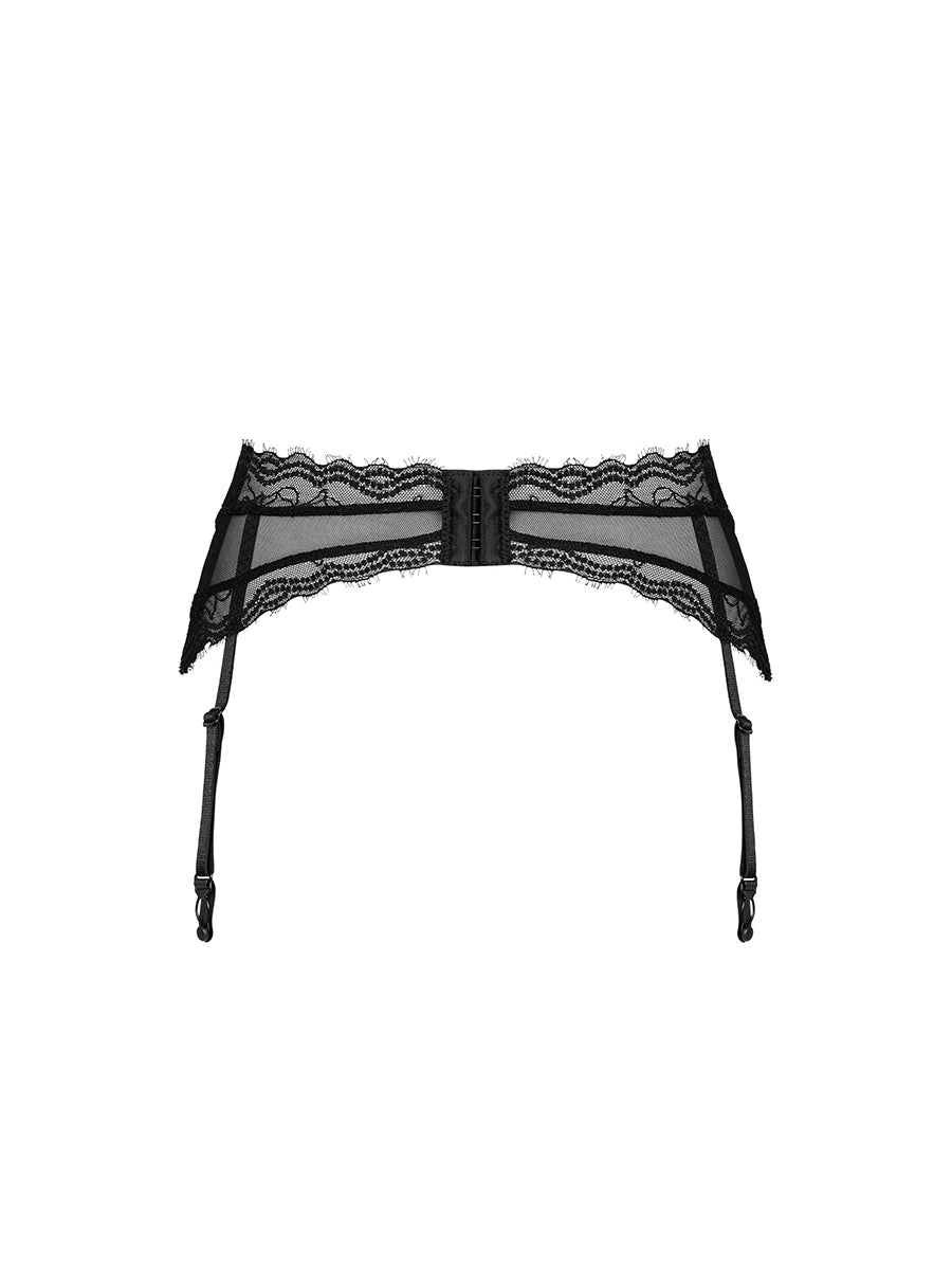 Medilla Black Garter Belt