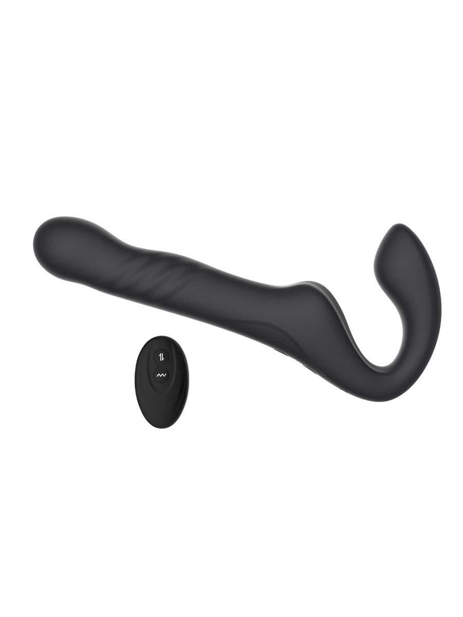 Surge Remote Thrusting & Vibrating Strapless Strap On