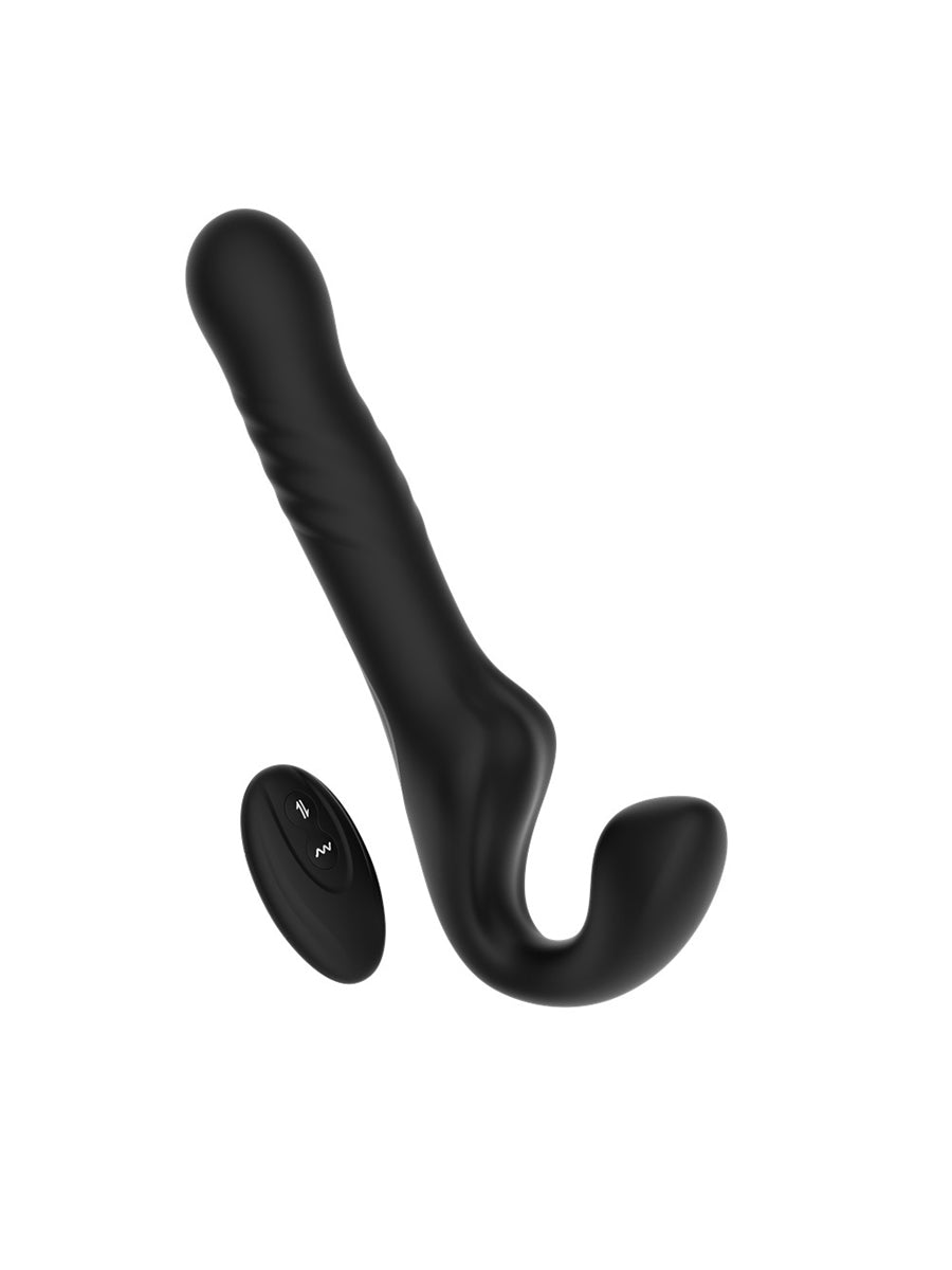Surge Remote Thrusting & Vibrating Strapless Strap On