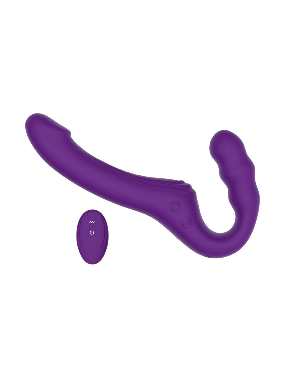 Echo Remote Vibrating Strapless Strap On