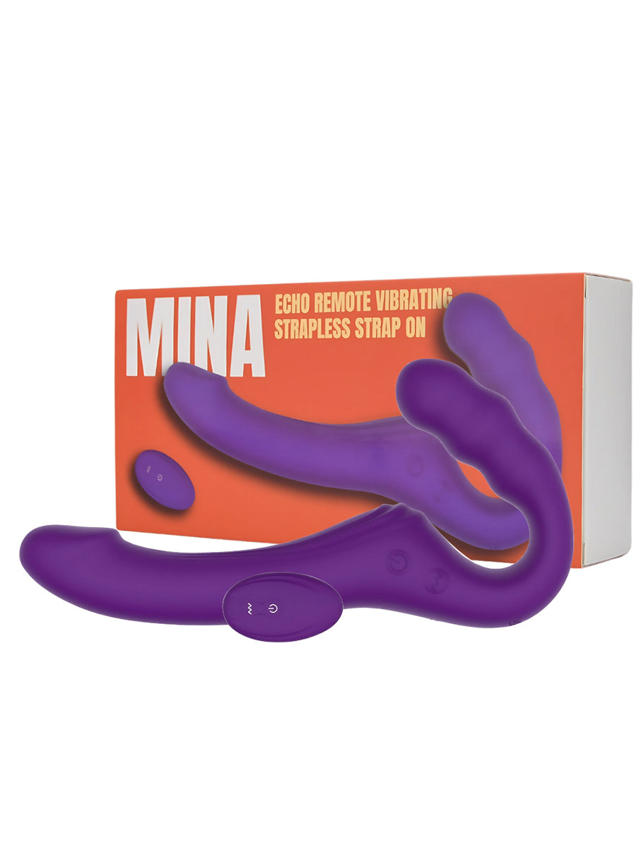 Echo Remote Vibrating Strapless Strap On