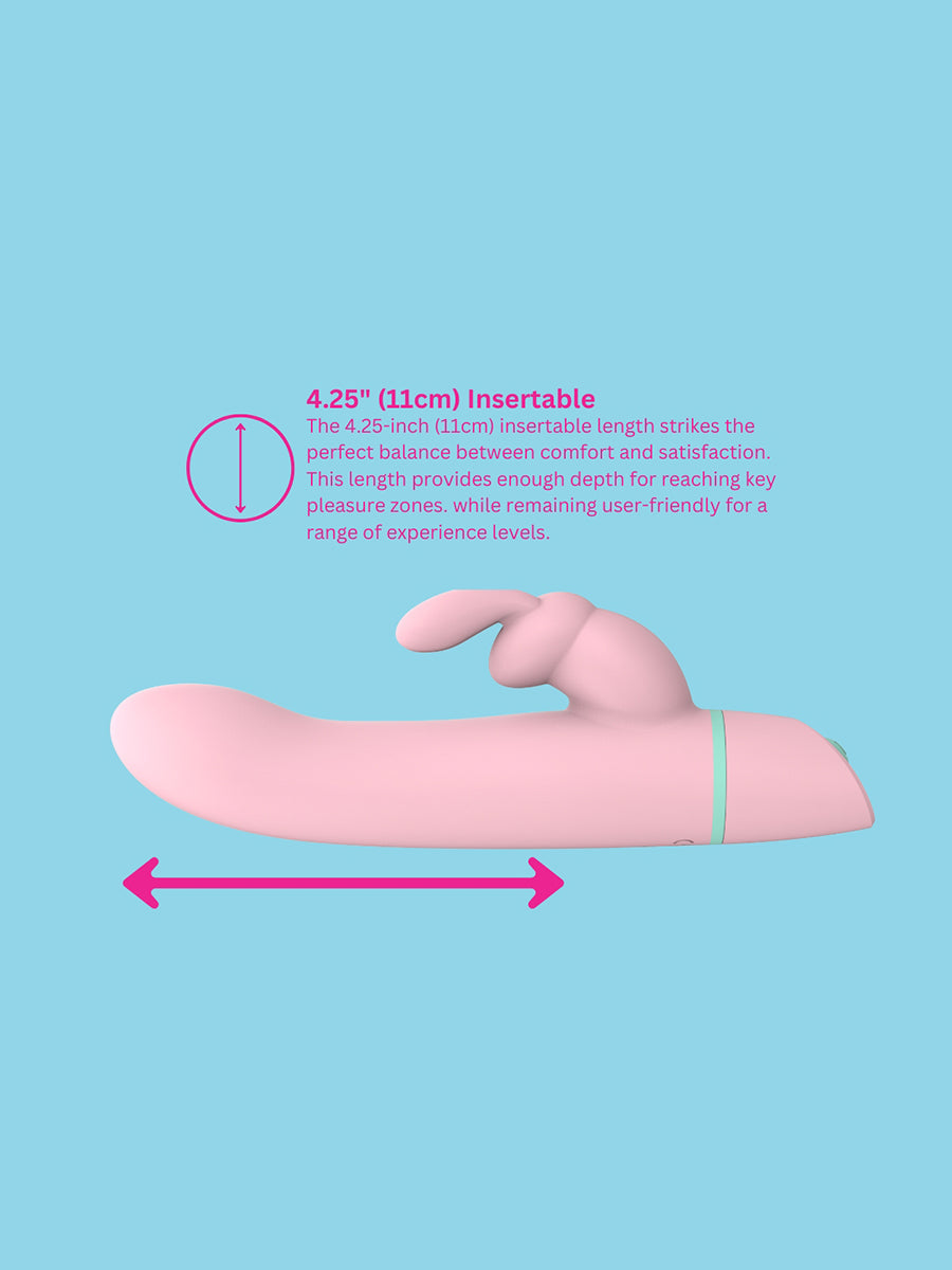 Ripple Vibrating & Rotating Rabbit Vibrator