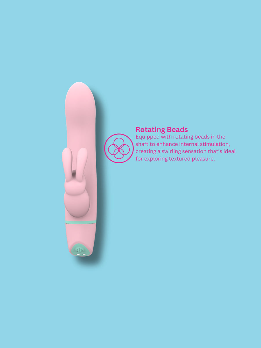 Ripple Vibrating & Rotating Rabbit Vibrator