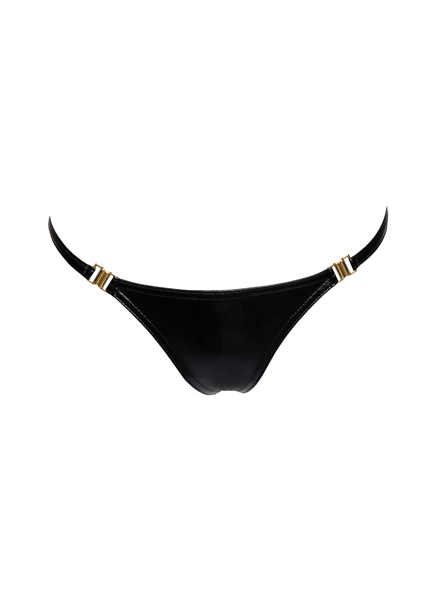 Powerwetlook Panty with Gold Clasp