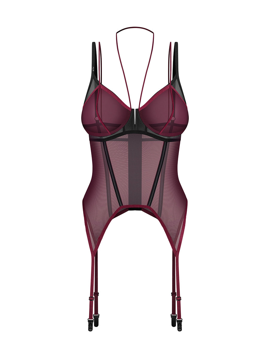 Parisel Burgundy Corset