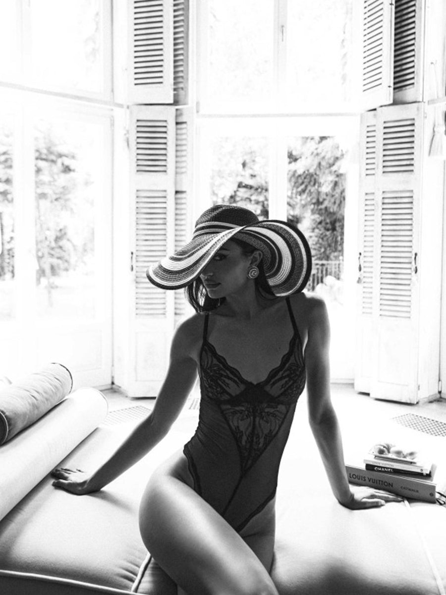 Perisia Crotchless Teddy - Black