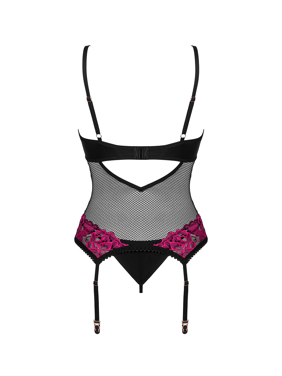 Rosenty Black Corset & Thong