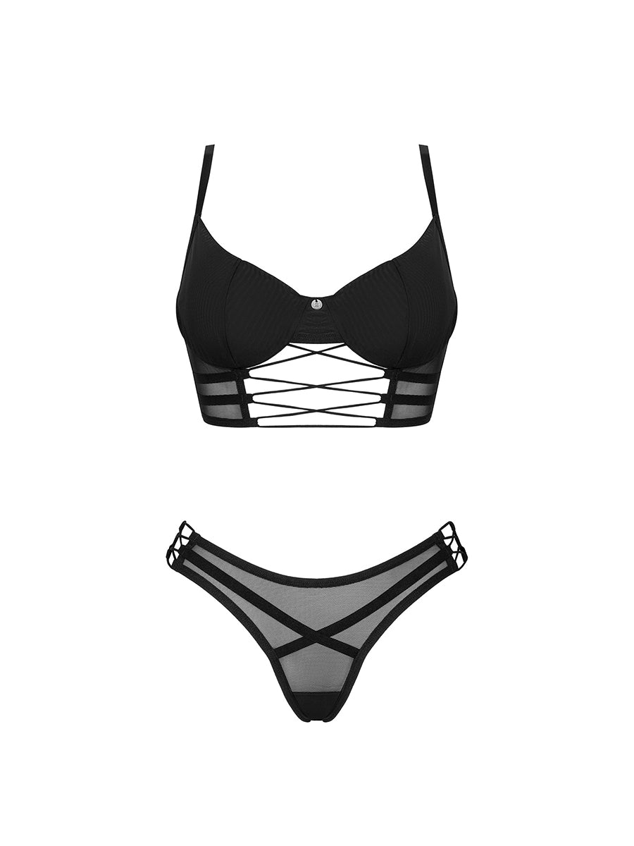 Roxelia Lingerie Set: Bra & Thong
