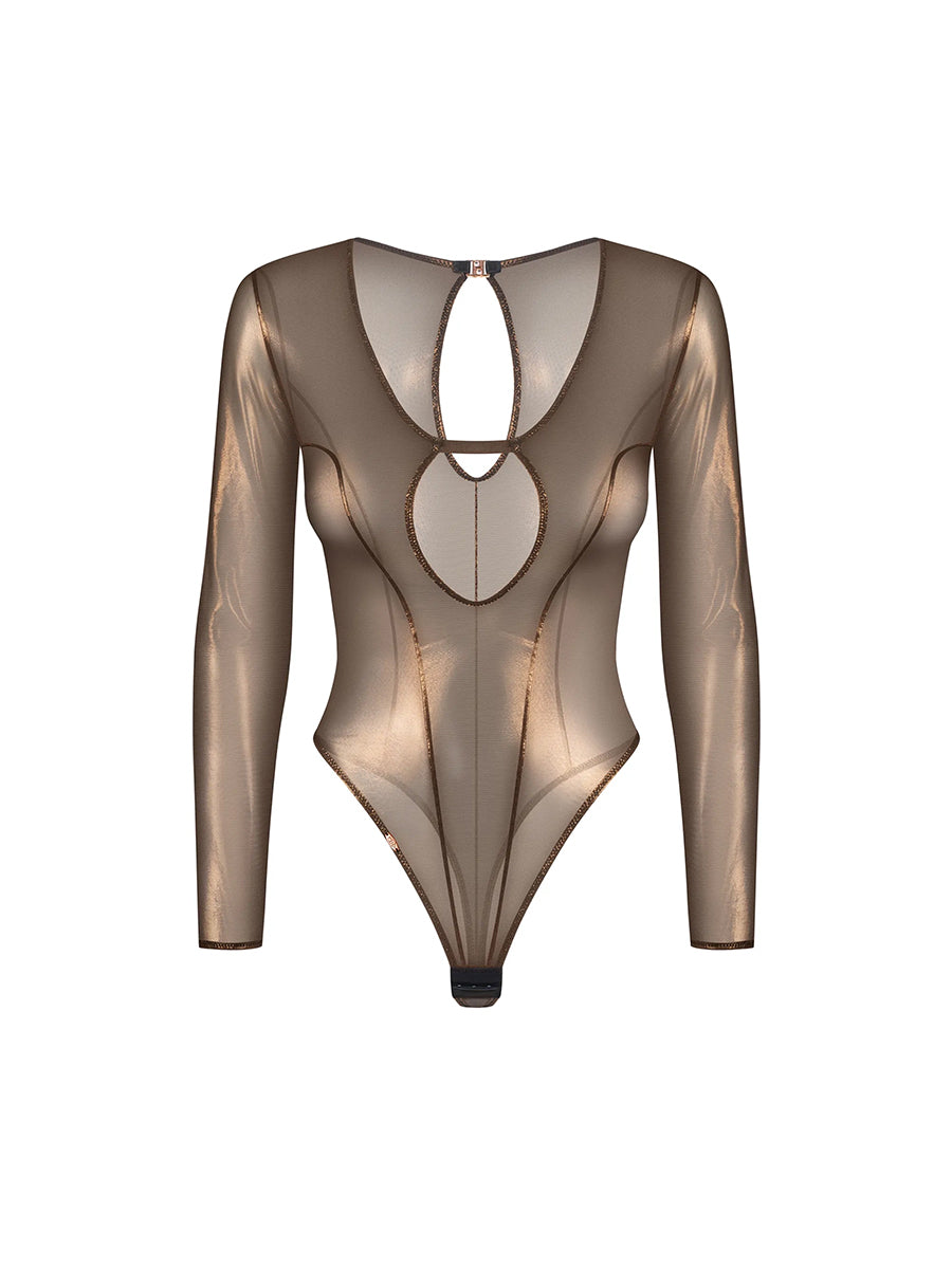 Soranna Shimmer Long-sleeved Teddy