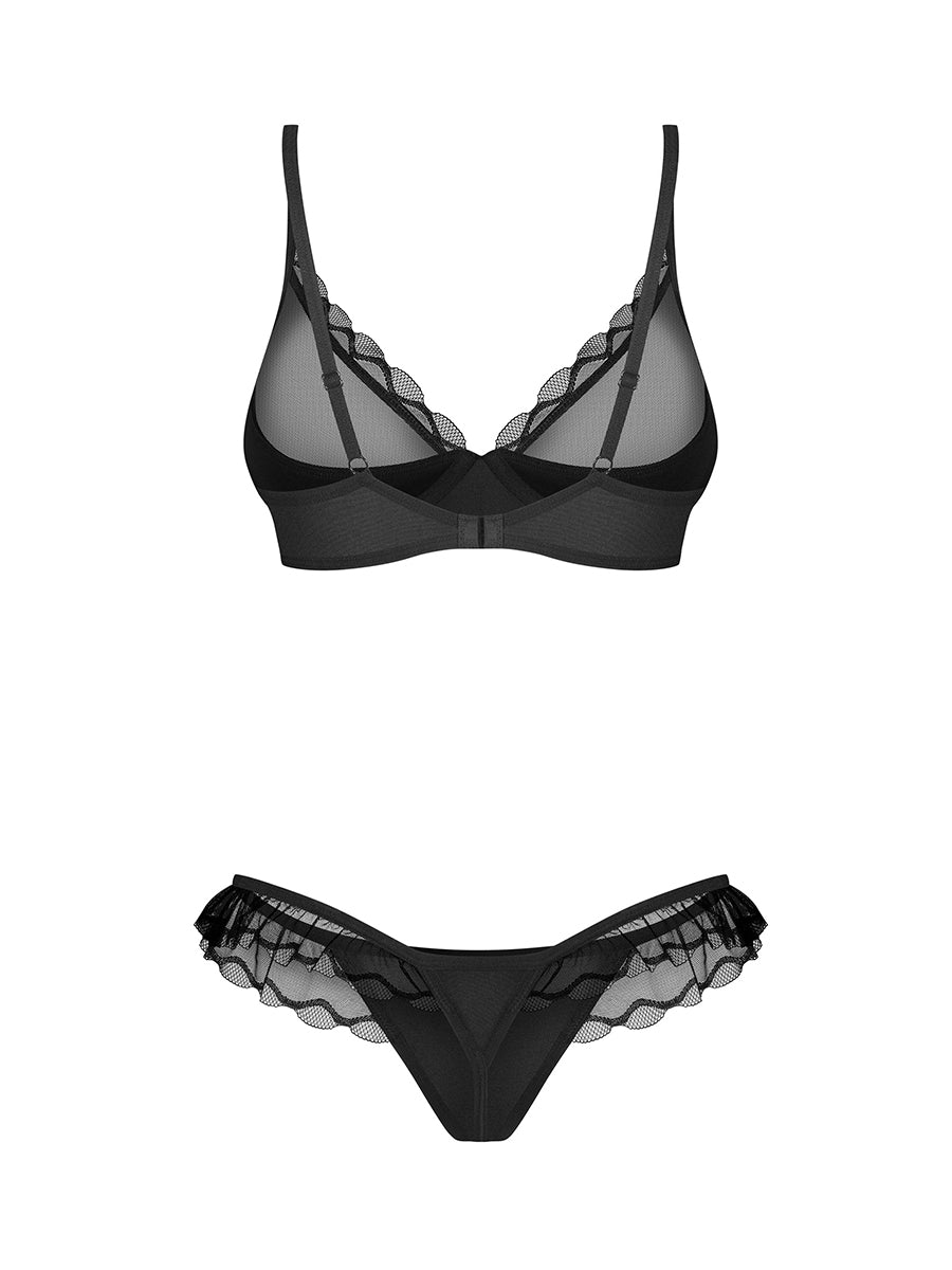 Stelisa Black Lingerie Set