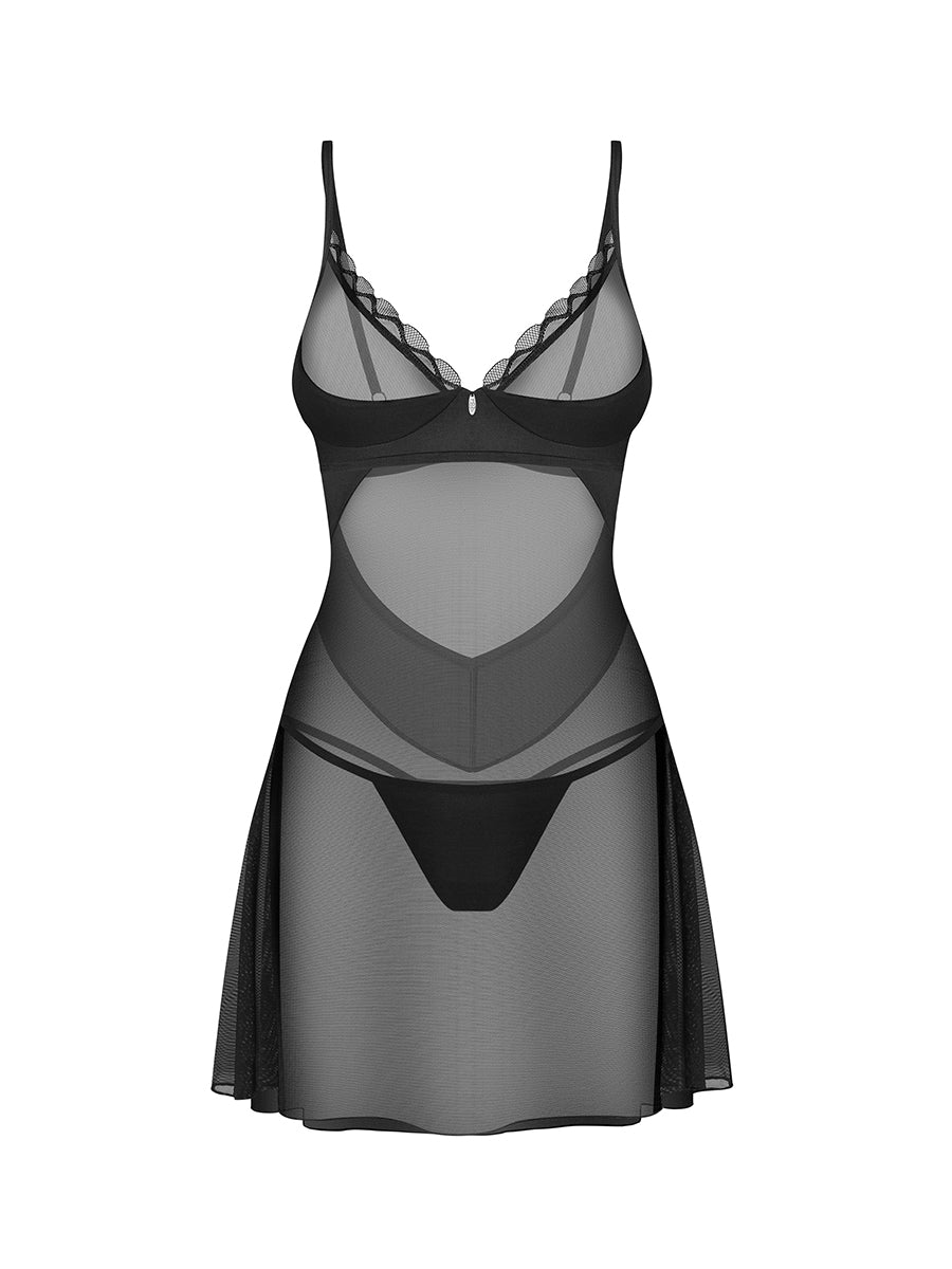 Stelisa See-through Chemise & Thong