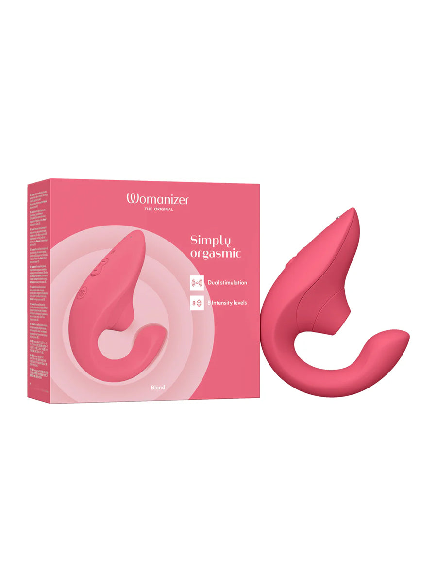 Womanizer Blend premium dual stimulation rabbit vibrator with Pleasure Air