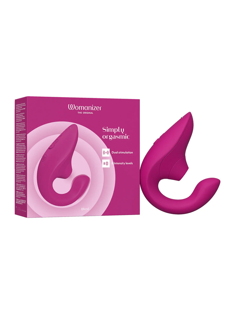 Womanizer Blend premium dual stimulation rabbit vibrator with Pleasure Air