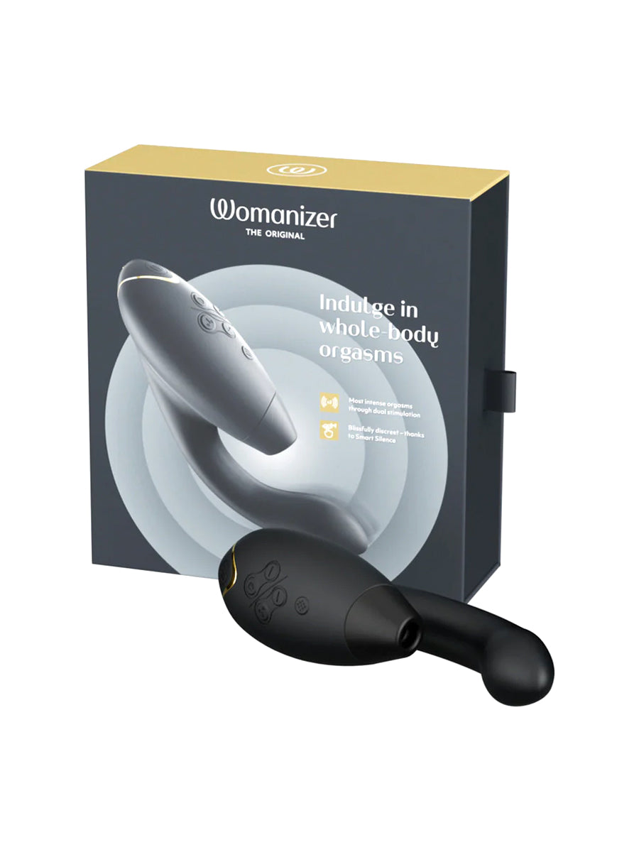 Womanizer DUO 2 premium dual stimulation rabbit toy with flexible internal G-spot arm