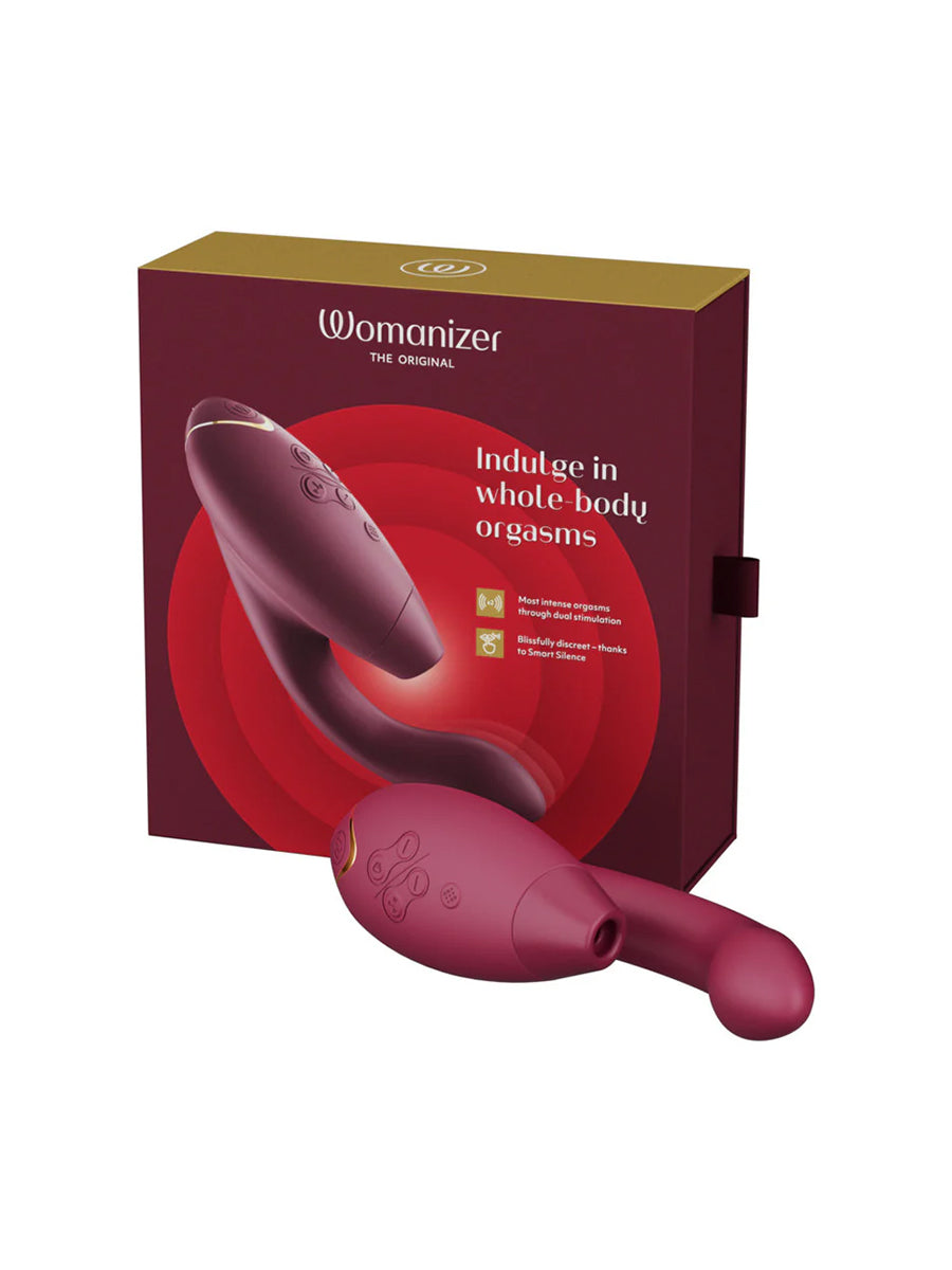 Womanizer DUO 2 premium dual stimulation rabbit toy with flexible internal G-spot arm