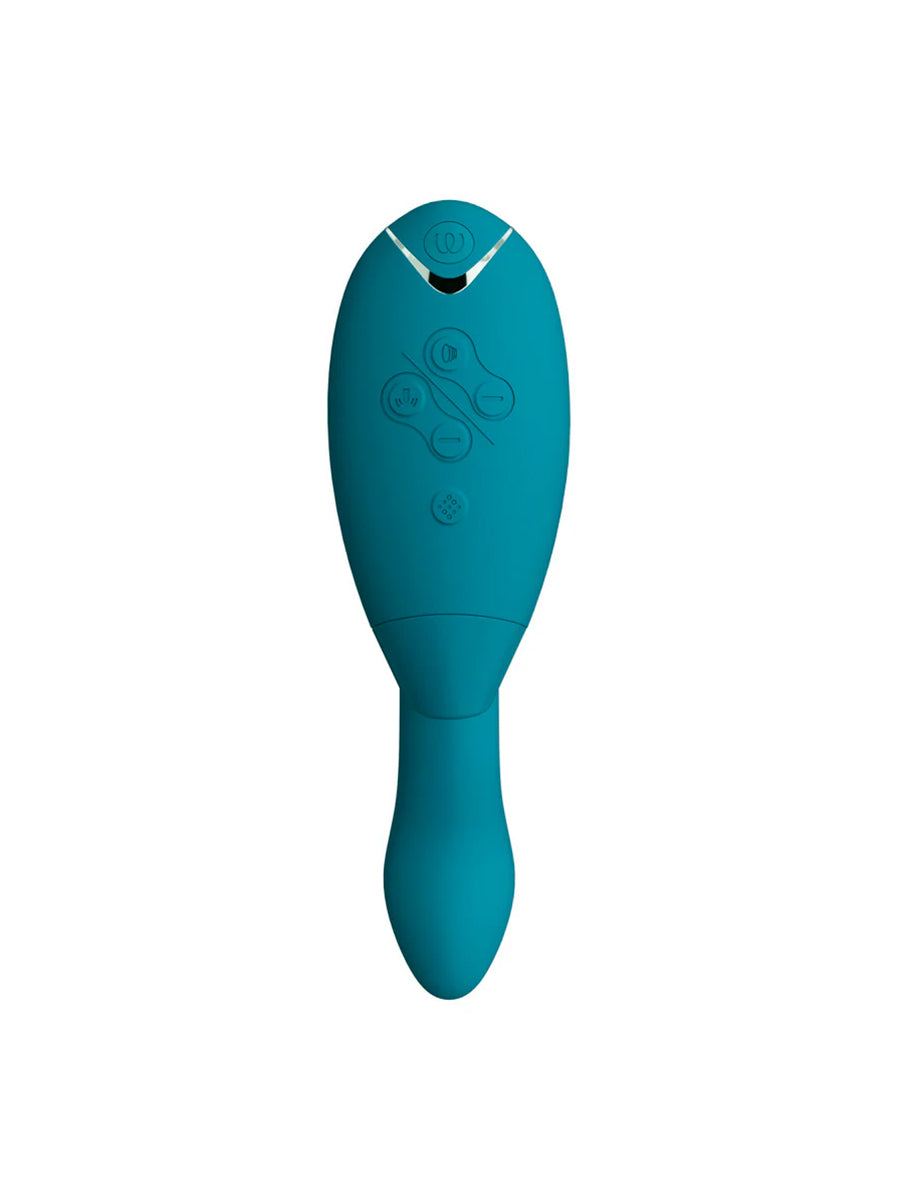 Womanizer DUO 2 premium dual stimulation rabbit toy with flexible internal G-spot arm