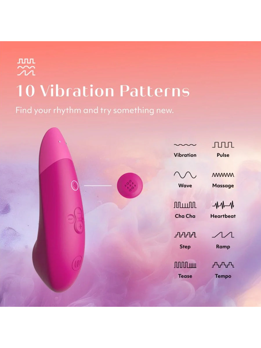 Womanizer Enhance dual-action clitoral stimulator combining Pleasure Air and vibration
