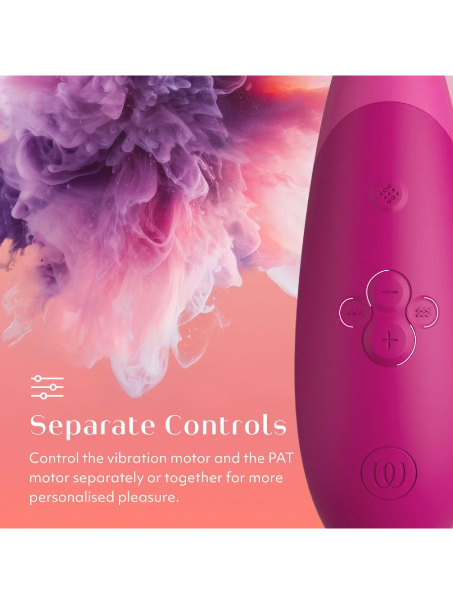 Womanizer Enhance dual-action clitoral stimulator combining Pleasure Air and vibration