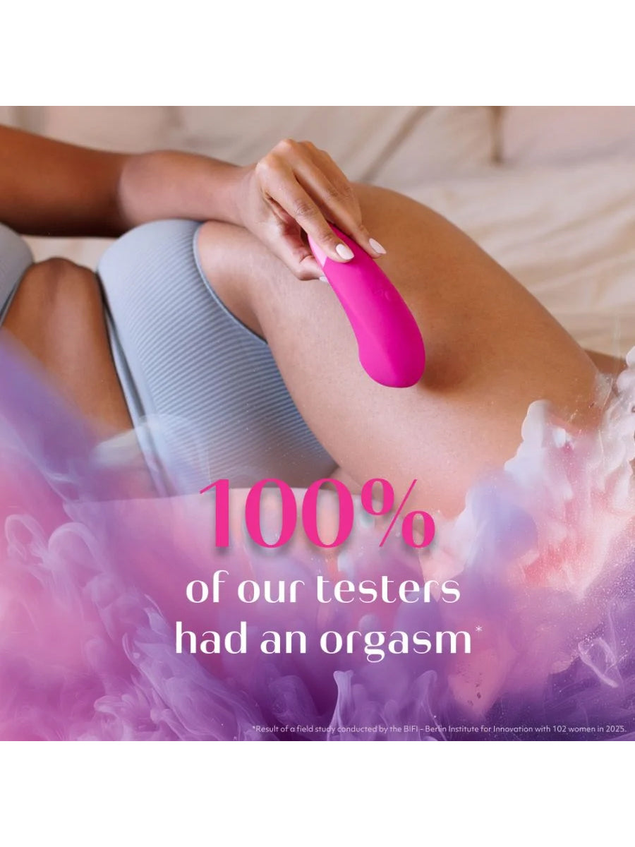 Womanizer Enhance dual-action clitoral stimulator combining Pleasure Air and vibration