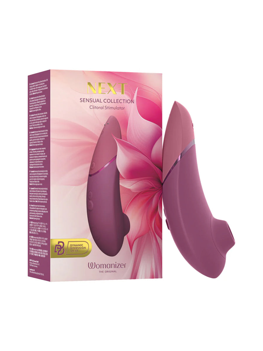 Womanizer Next premium clitoral stimulator fully coated in soft luxurious body-safe silicone