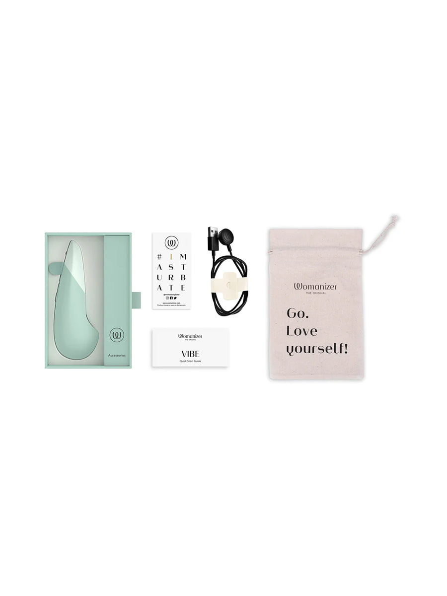 Womanizer Vibe noiseless and ergonomic body-safe silicone vibrator
