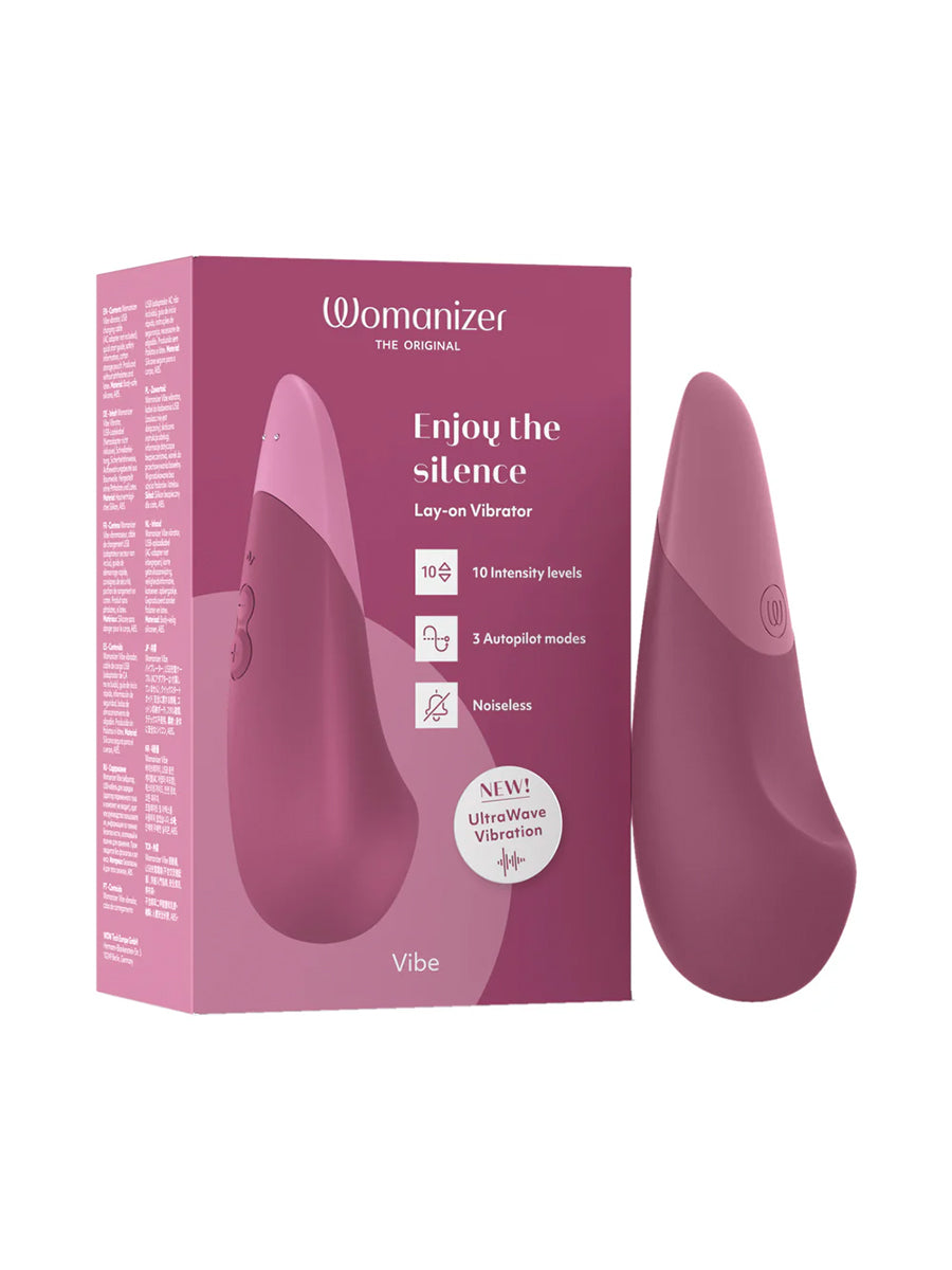 Womanizer Vibe noiseless and ergonomic body-safe silicone vibrator
