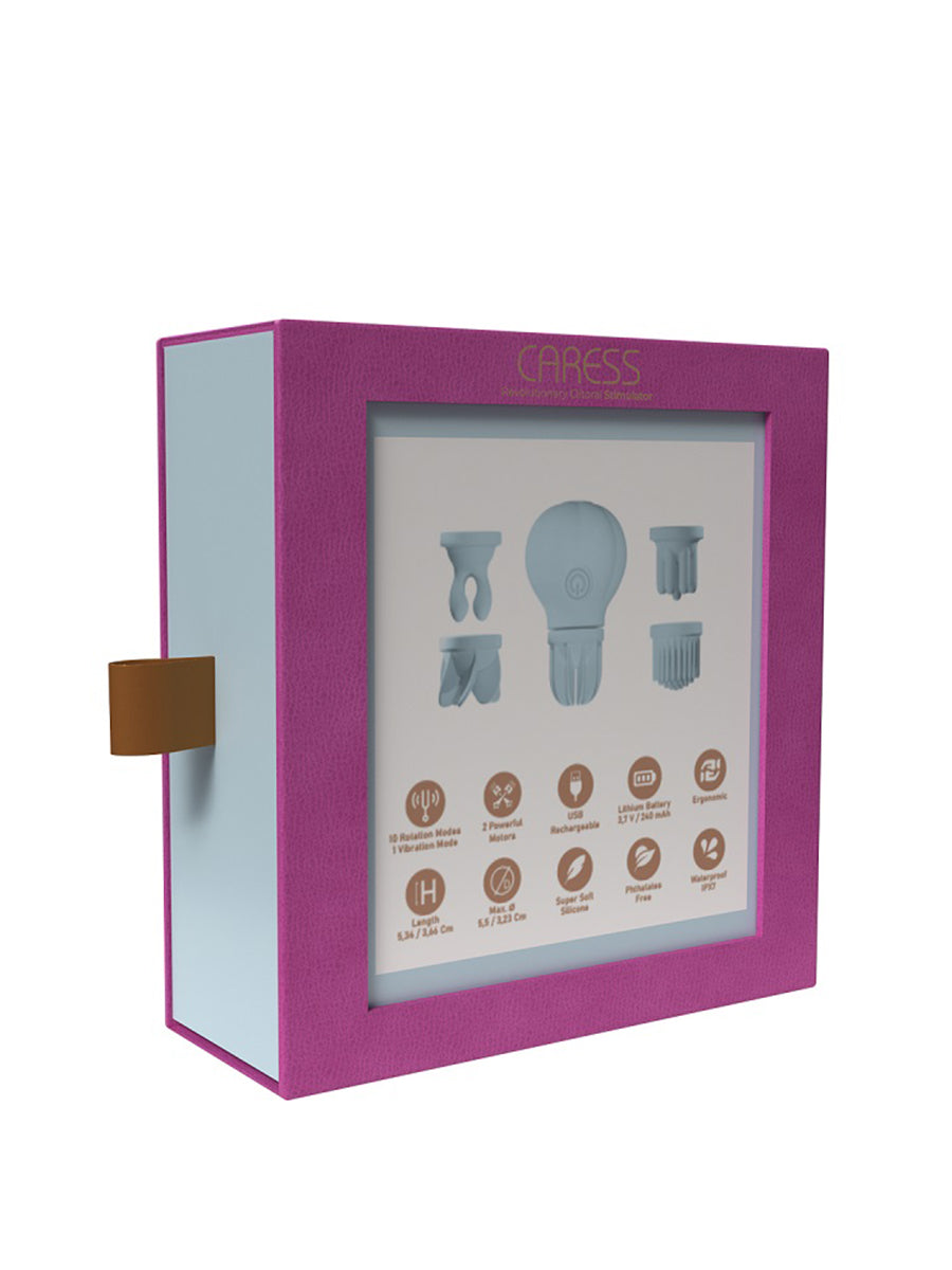 Caress Blue Clitoral Stimulator Blue