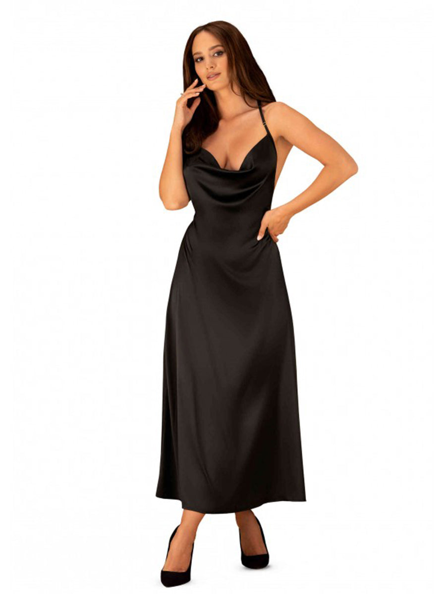 Agatya Long Dress - Black