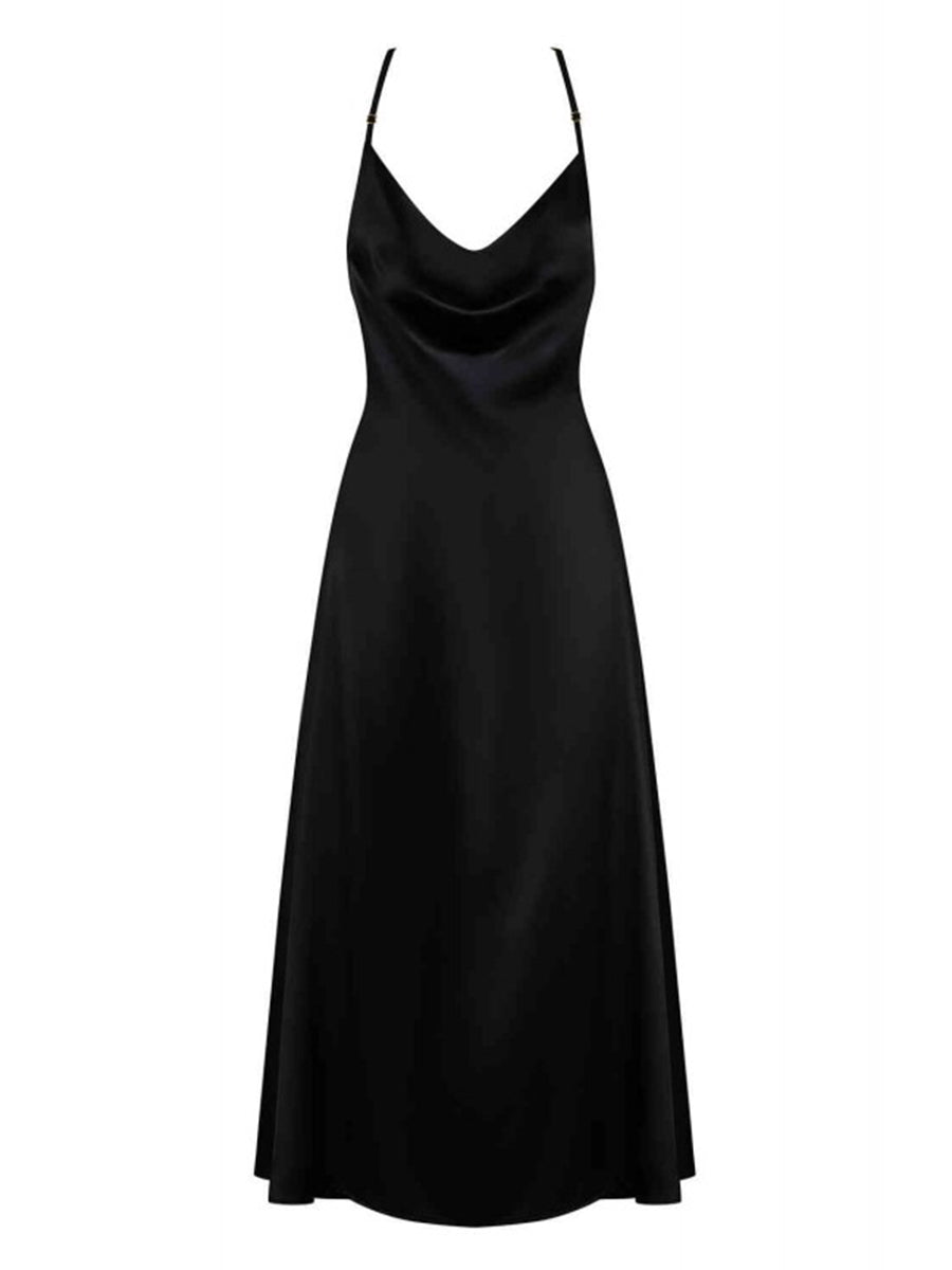 Agatya Long Dress - Black