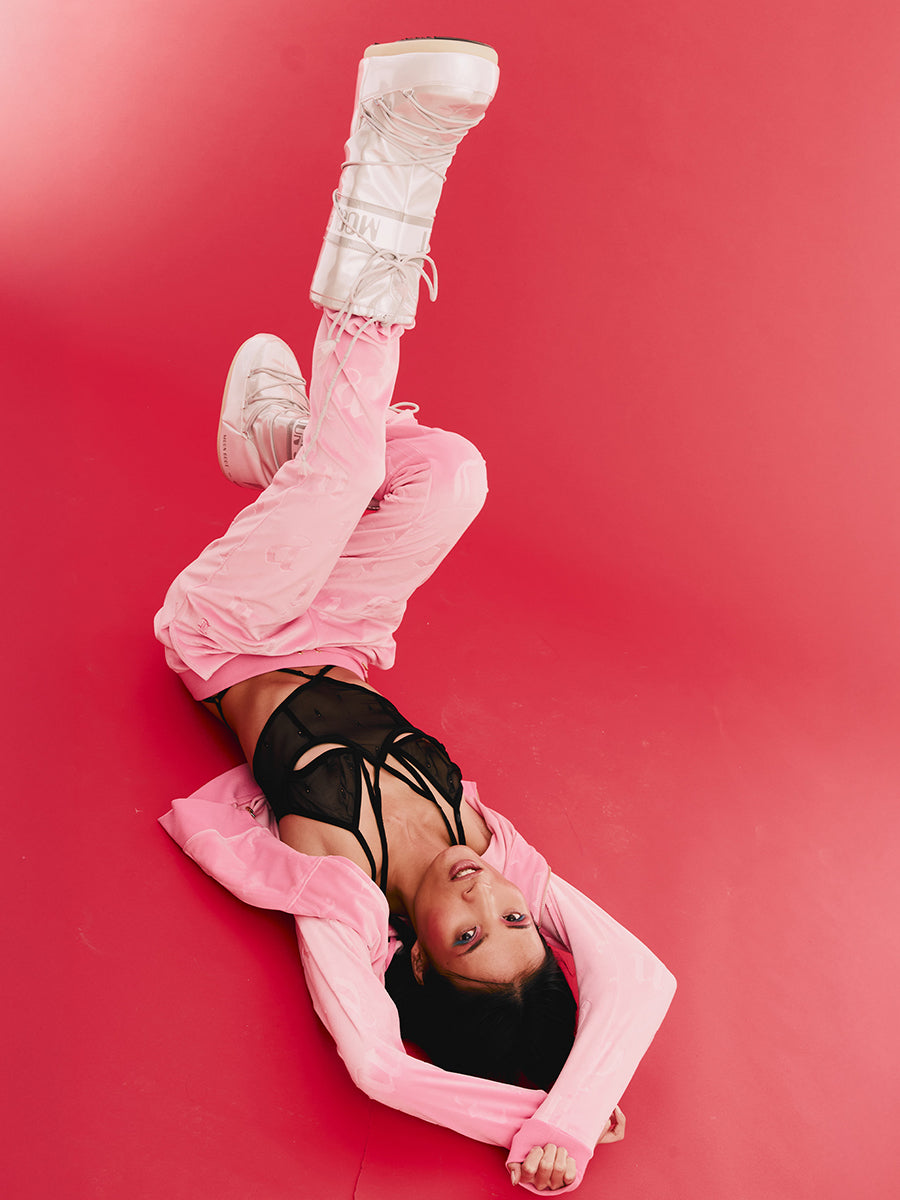 Anniverse Sepcial Top and Thong - Black