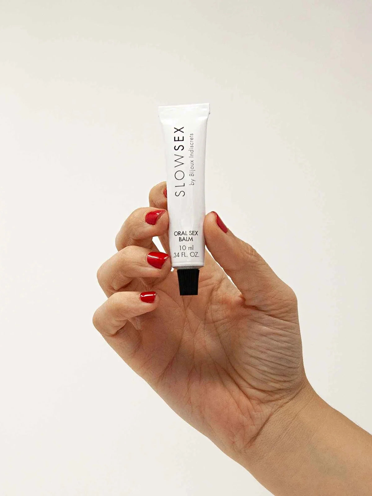 Bijoux Indiscrets cooling oral sex balm featuring the patented Frescolat molecule and an inviting coconut aroma.
