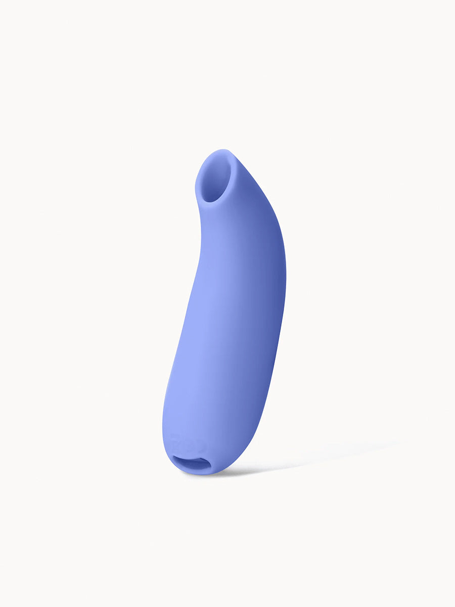 Dame Aer rhythmic suction stimulator offering aerodynamic pulses and medical-grade softness.