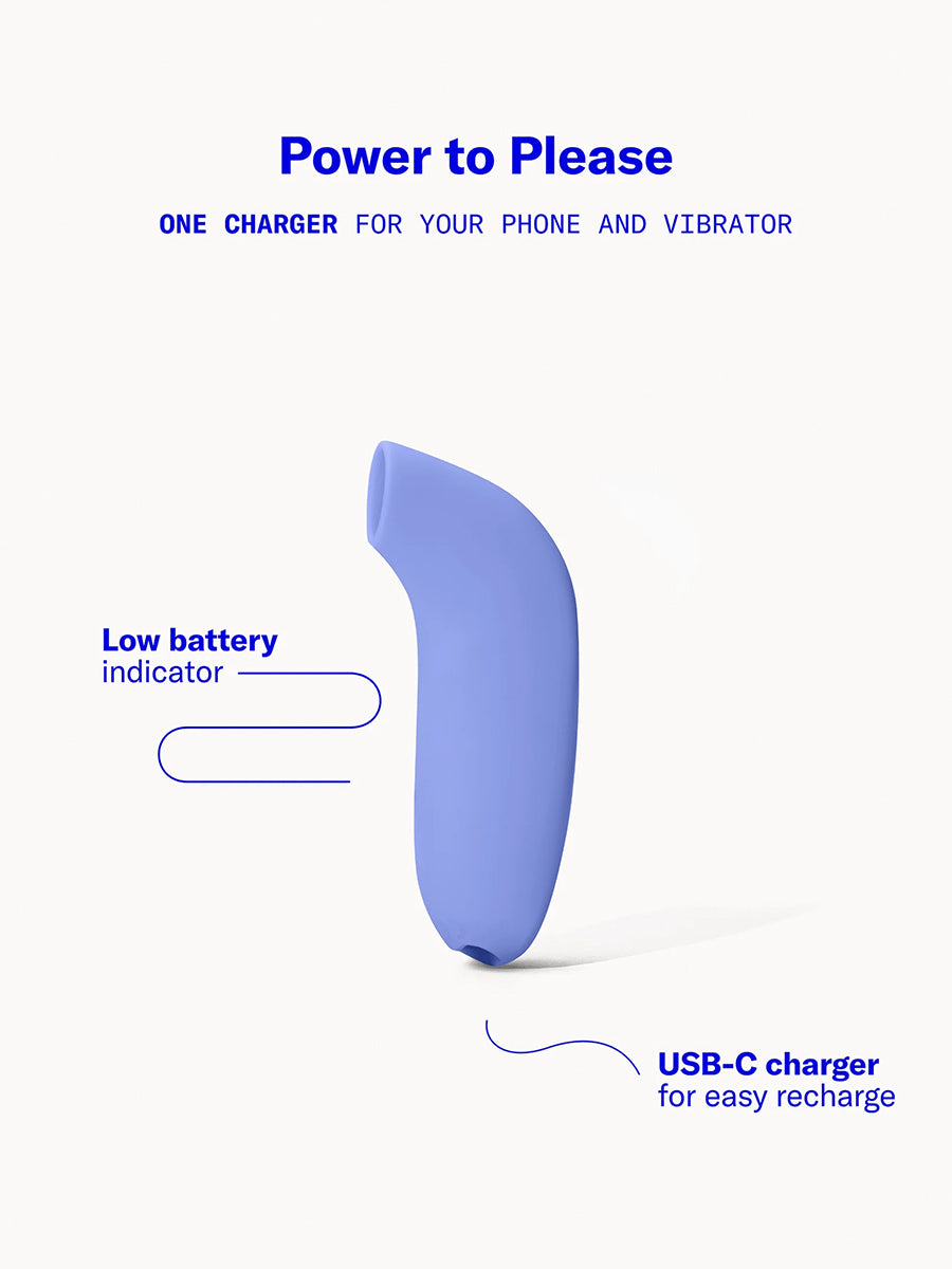 Dame Aer rhythmic suction stimulator offering aerodynamic pulses and medical-grade softness.